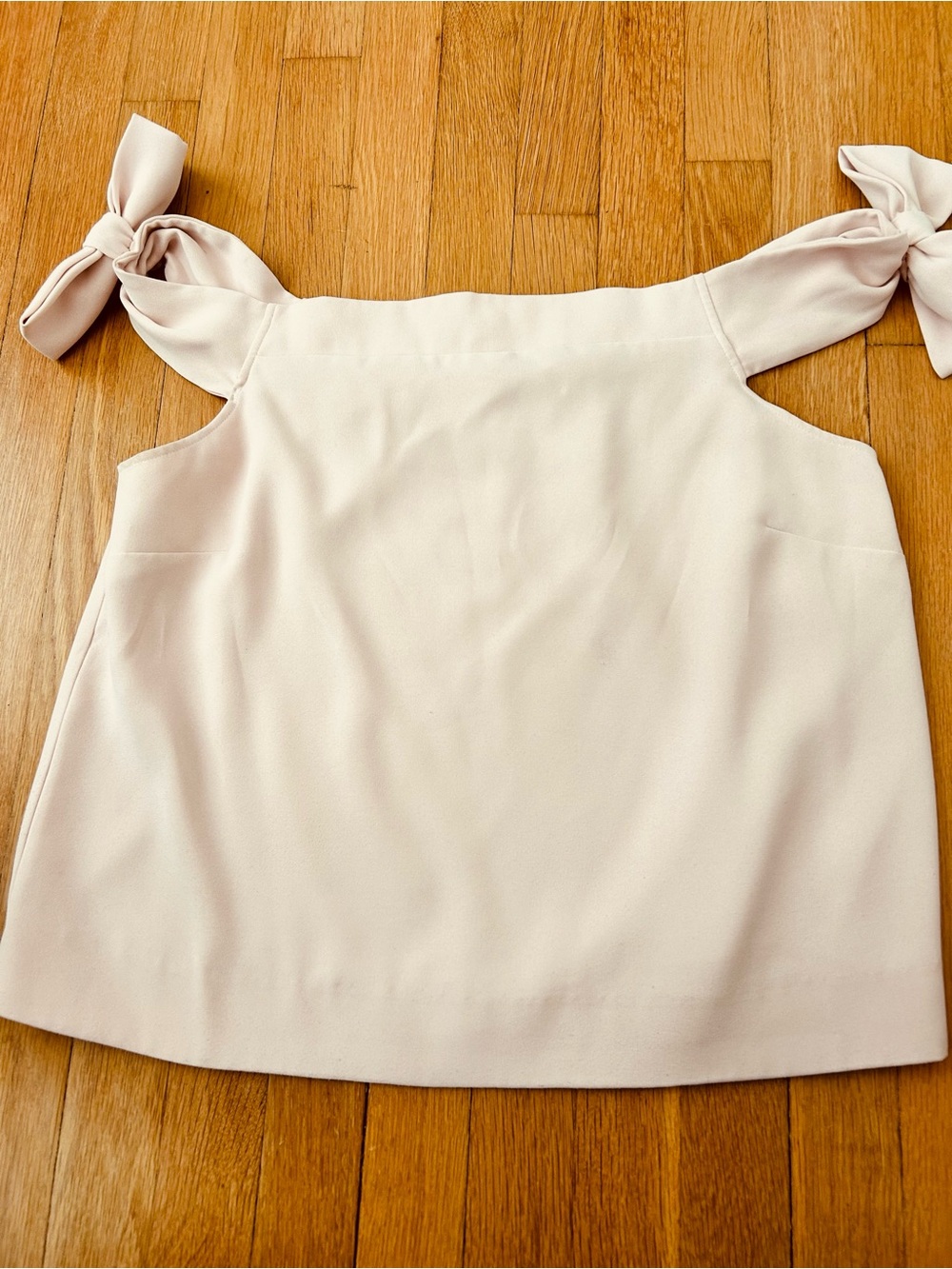Chelsea28 Blush Tie-Shoulder Sleeveless Blouse